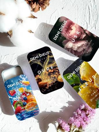 4Pcs Solid Perfume - 15 g Each