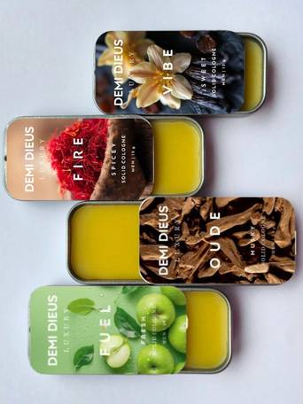 4Pcs Solid Perfume - 15 g Each