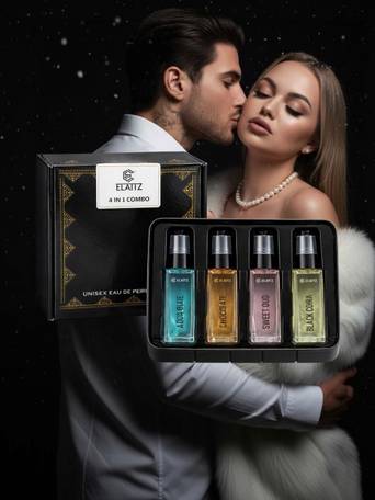 Unisex 4Pcs EDP - 8ml Each