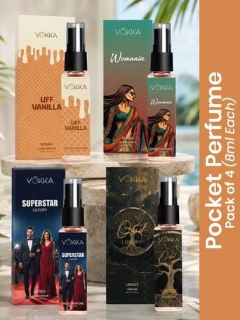 4Pcs Long Lasting EDP 8ml Each