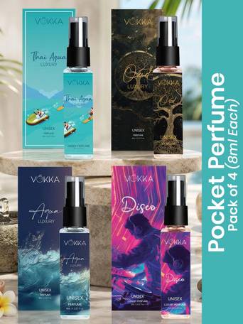4Pcs Long Lasting EDP 8ml Each