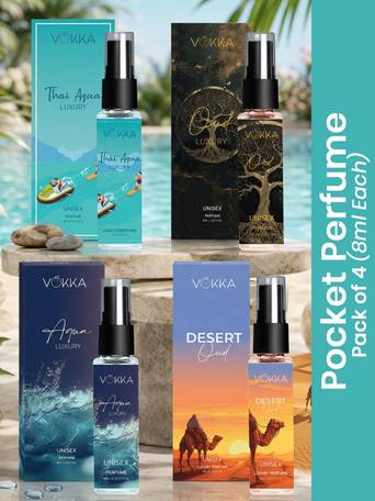 4Pcs Long Lasting EDP 8ml Each