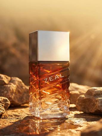 Ajmal Zeal Bergamot Amber Men Vibrant Scent Long Lasting EDP Perfume - 100ml