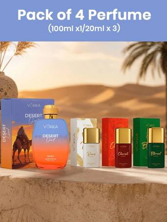 4Pc Desert Oud & Cherish EDP