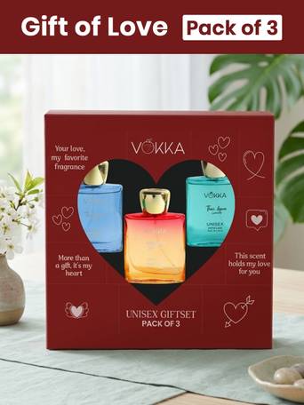 Unisex Set Of 3 Perfume
