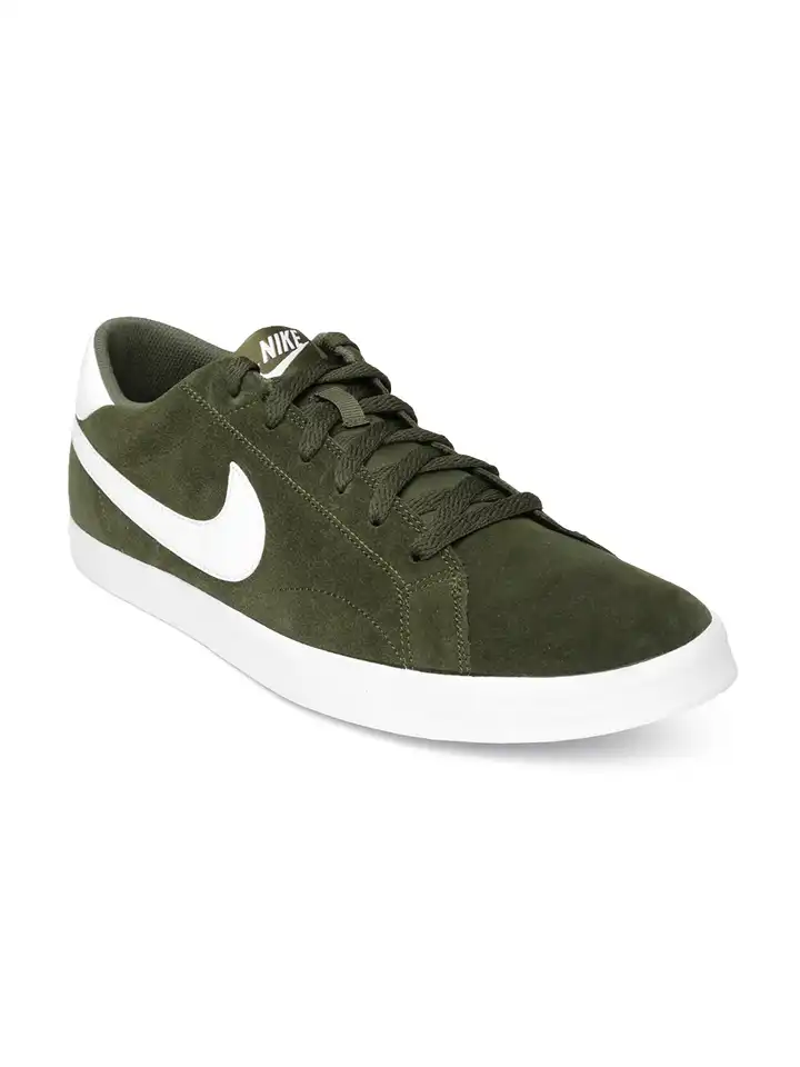 men olive green nike shoes