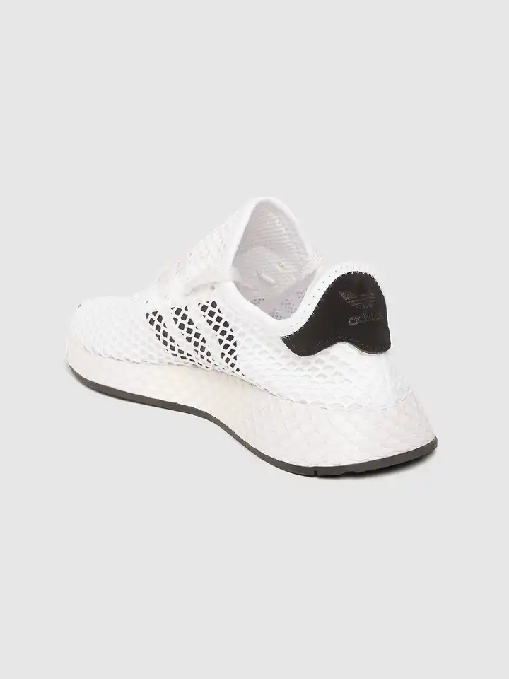 adidas gazelle silver green womens Adidas Womens Deerupt Runner White CQ2625 – themefashion_8 main image 1