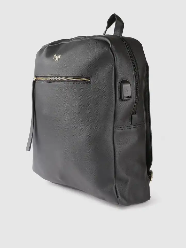canvas leather stylish backpack 25L Traveler Tan HARDWARE COLOR:Brass Men's Cresta II Waterproof $A 16”(H) x 12”(W) x