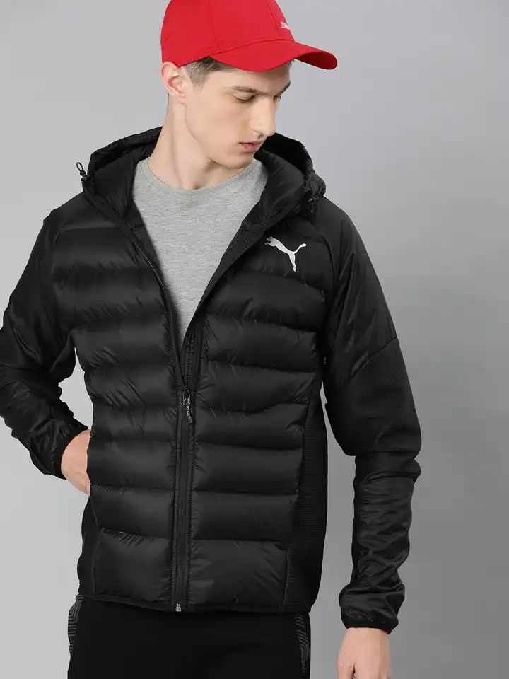 puma hybrid down jacket