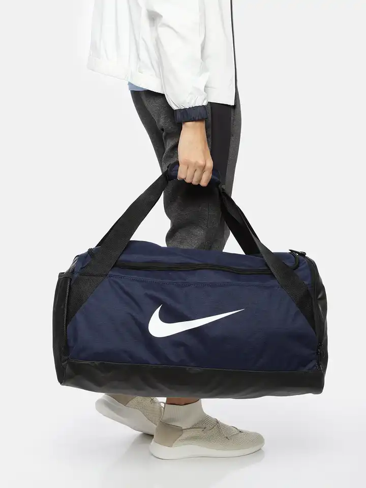 nike duffel bag navy blue