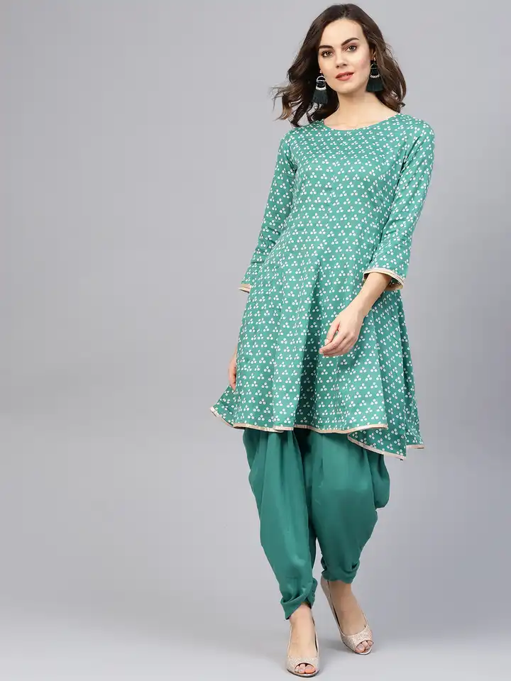 green emerald velvet dress Aabish - Embroidered Emerald Green Kurta With Dhoti | Sheetal Batra Emerald Green / XL / With Dupatta For Women