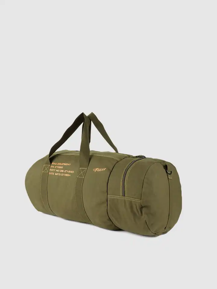 Buy F Gear Unisex Olive Printed Soldier Canvas Travel Duffel Bag