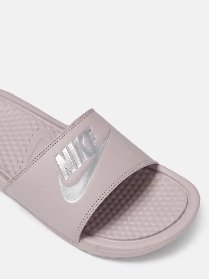 nike benassi pink