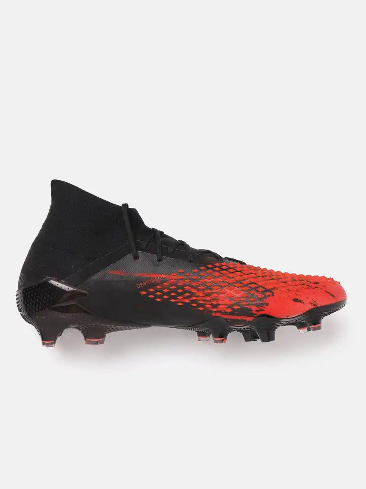 Buy ADIDAS Men Red & Black Textured Predator Mutator 20.1 Firm
