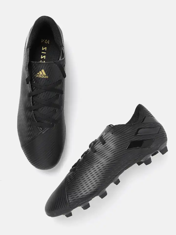 Buy ADIDAS Men Black NEMEZIZ 19.4 Flexible Ground Cleats Printed Soccer  Shoes - Sports Shoes for Men 11352574 | Myntra