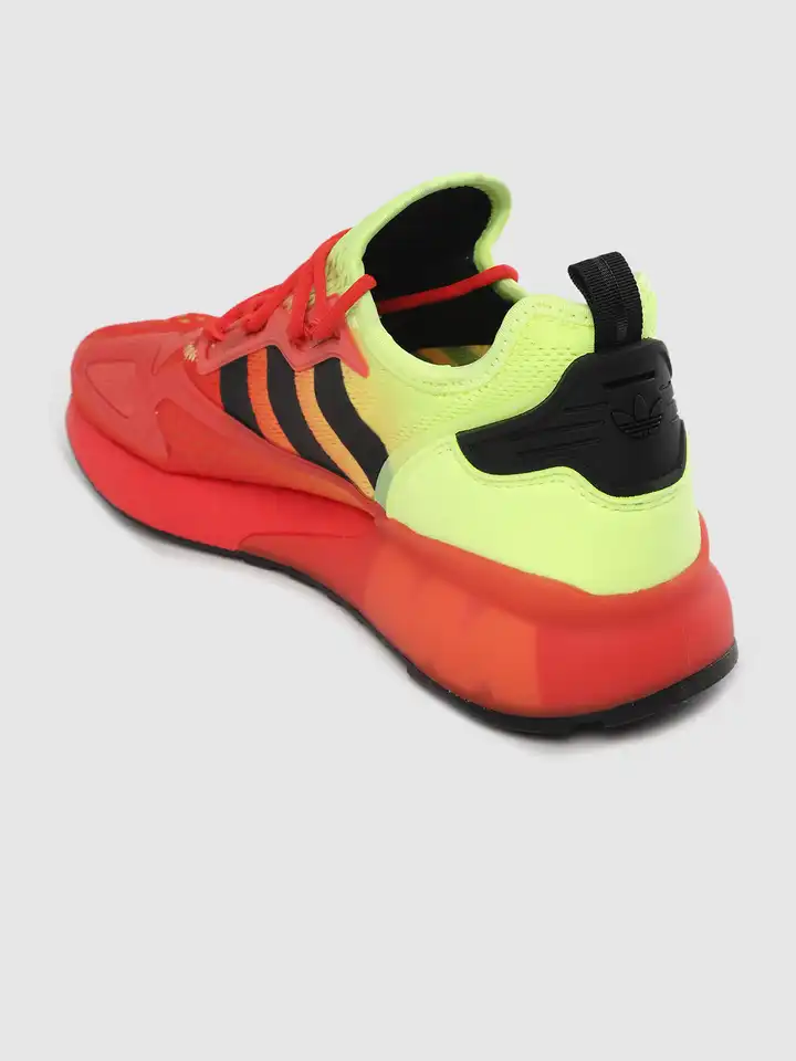 Buy ADIDAS Originals Men Orange ZX 2K Boost Sneakers - Casual