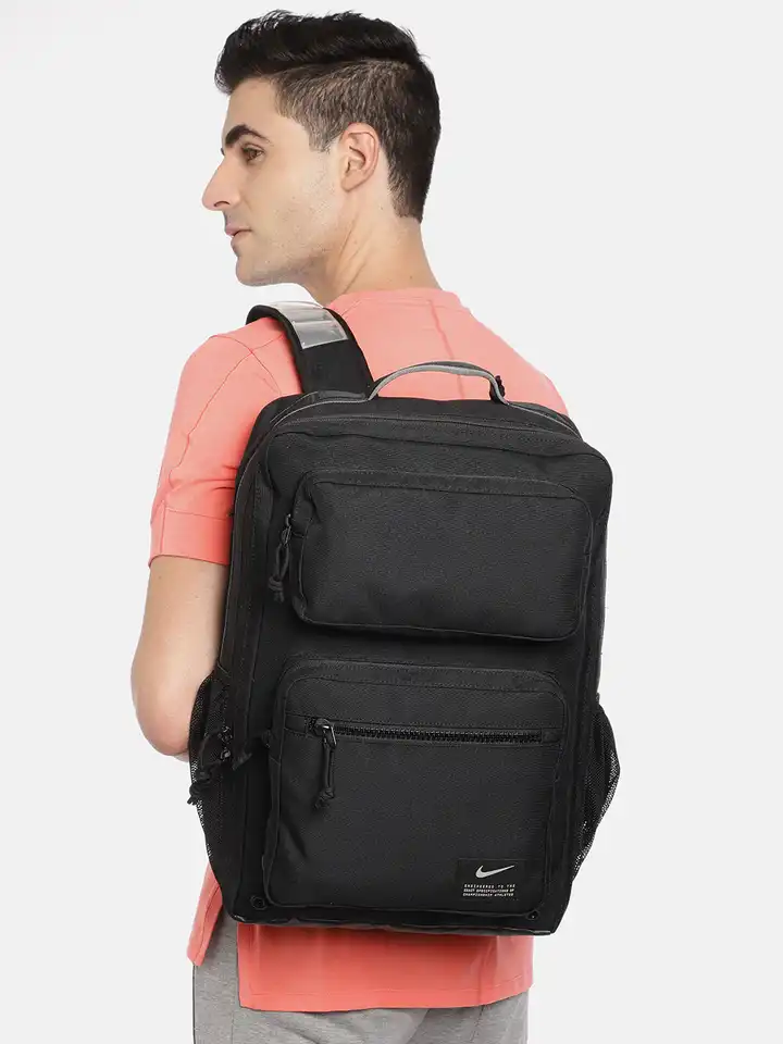 all black backpack nike