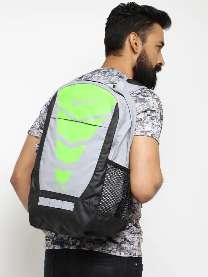 nike max air vapor backpack metallic grey
