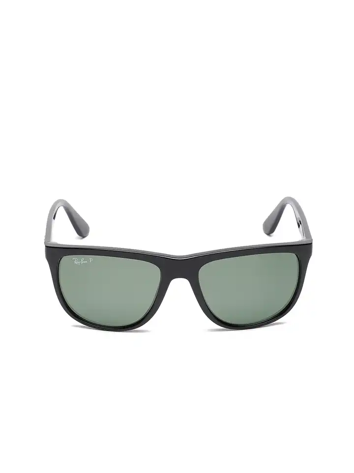 Buy RAY-BAN Unisex Polarized Green Lens Square Sunglasses