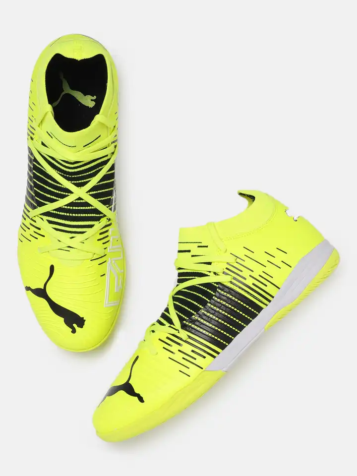 lime green puma soccer cleats