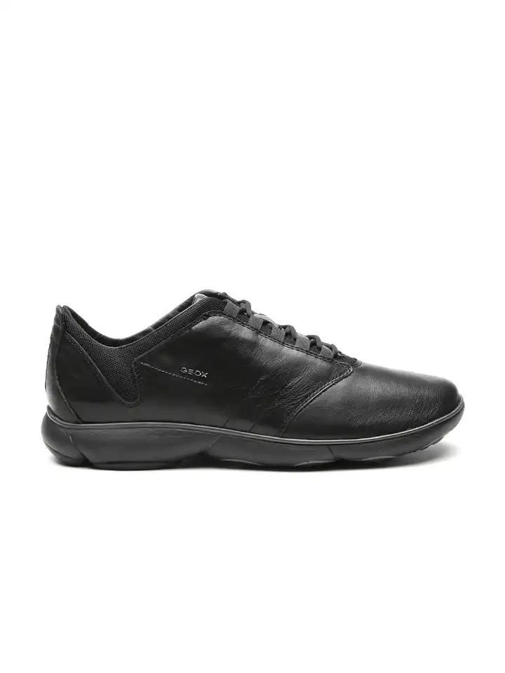 Buy GEOX Nebula Respira Men Black Breathable Italian Patent  display picture 1
