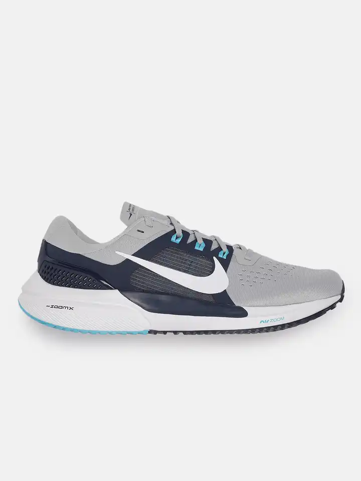 Buy Nike Men Grey & Blue AIR ZOOM VOMERO 15 Running Shoes - Sports