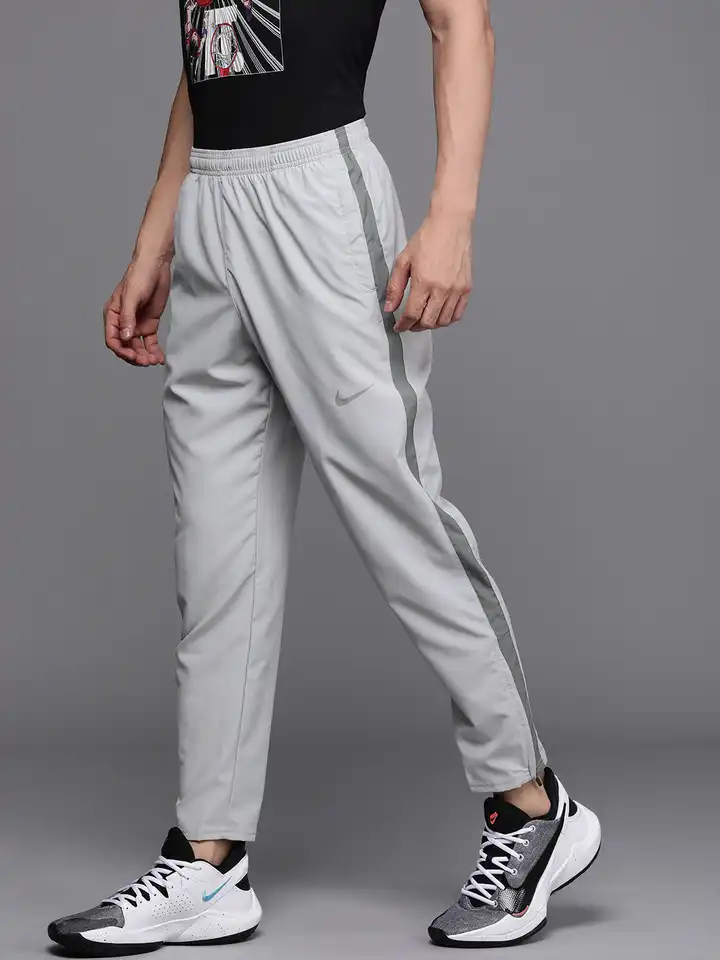 nike men's woven stripe running pants