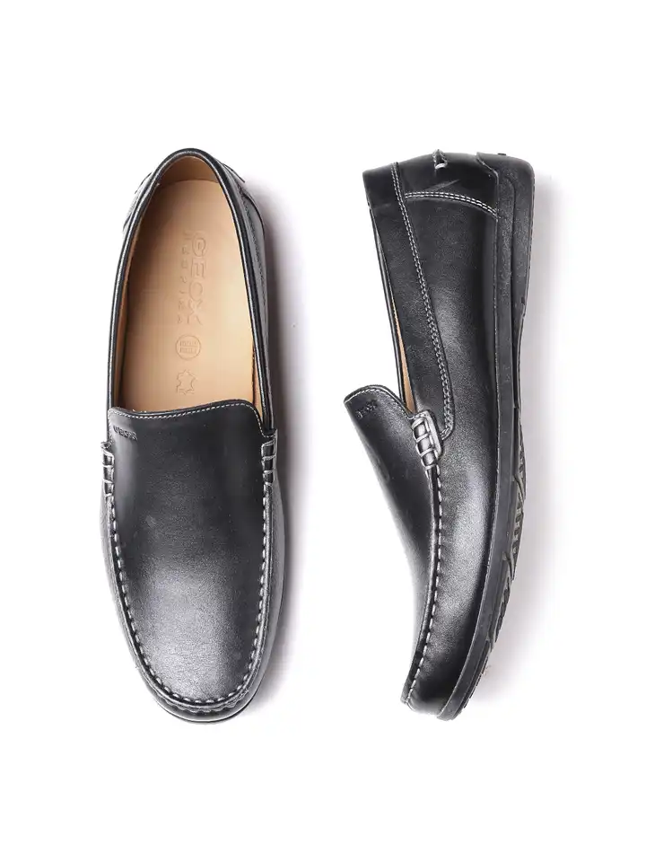 Buy GEOX Respira Men Black Breathable Italian Patent Leather  display picture 3