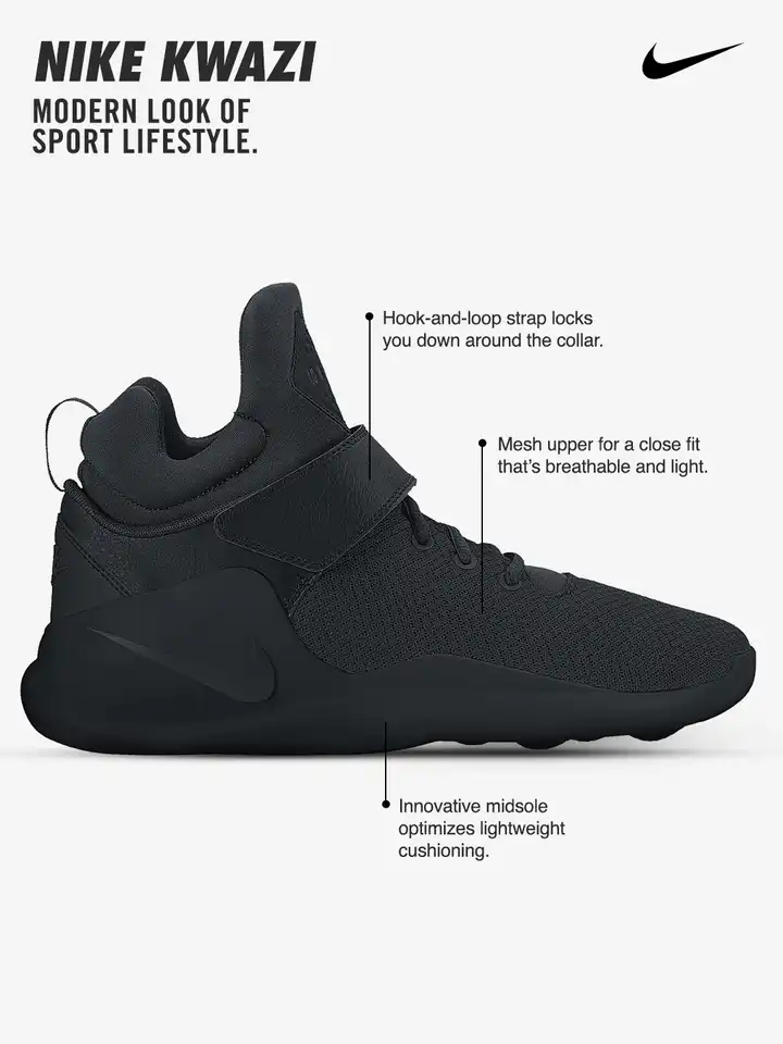 nike kwazi black