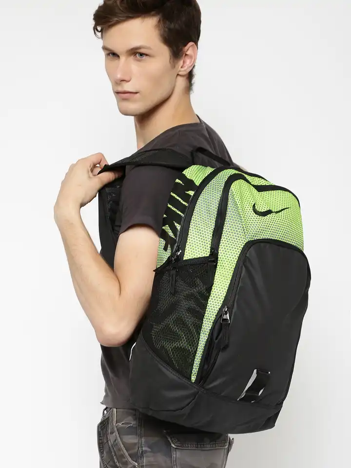 green nike mesh backpack
