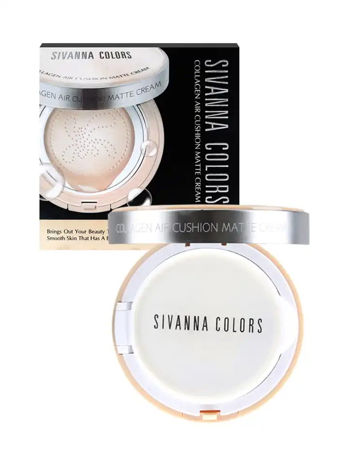 Buy Sivanna Colors Collagen Air Cushion Matte Foundation Cream