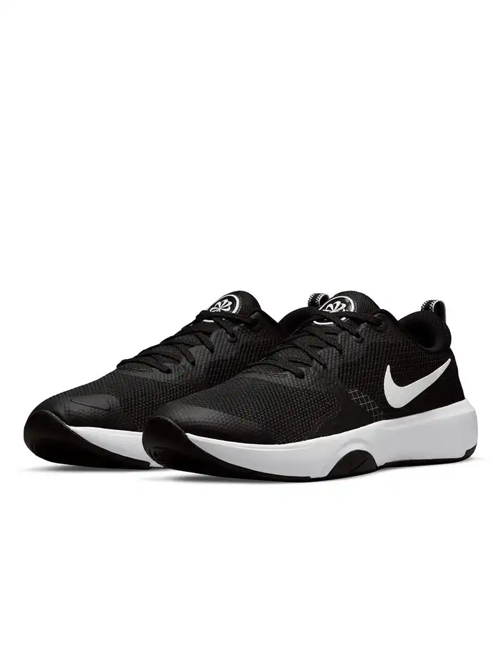 nike rubber shoes black and white