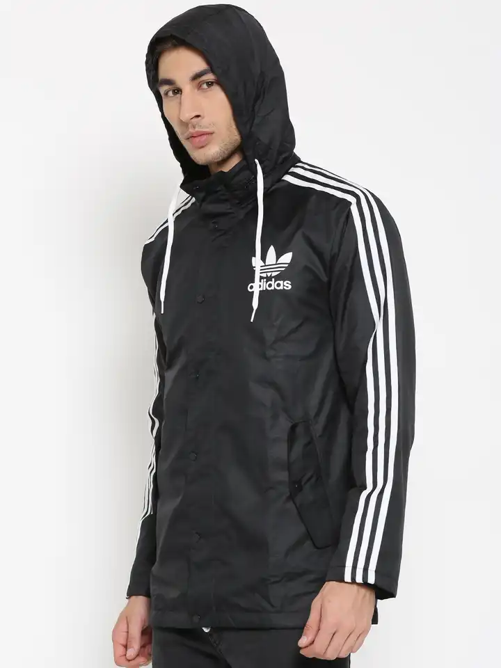 Buy ADIDAS Originals Black ADC Fashion Windcheater Hooded Jacket