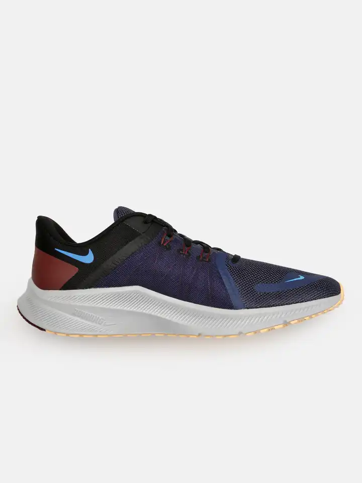 nike men blue quest running shoes