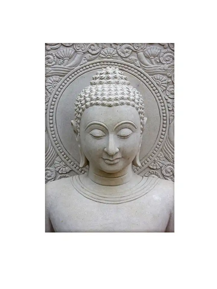 grey buddha wallpaper