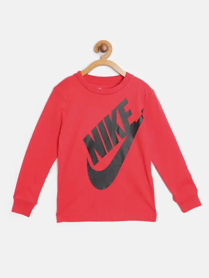 red nike long sleeve t shirt