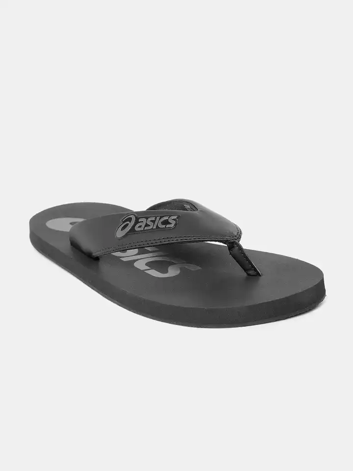 Buy ASICS Unisex Black Solid Zorian BM Thong Flip-Flops - Flip