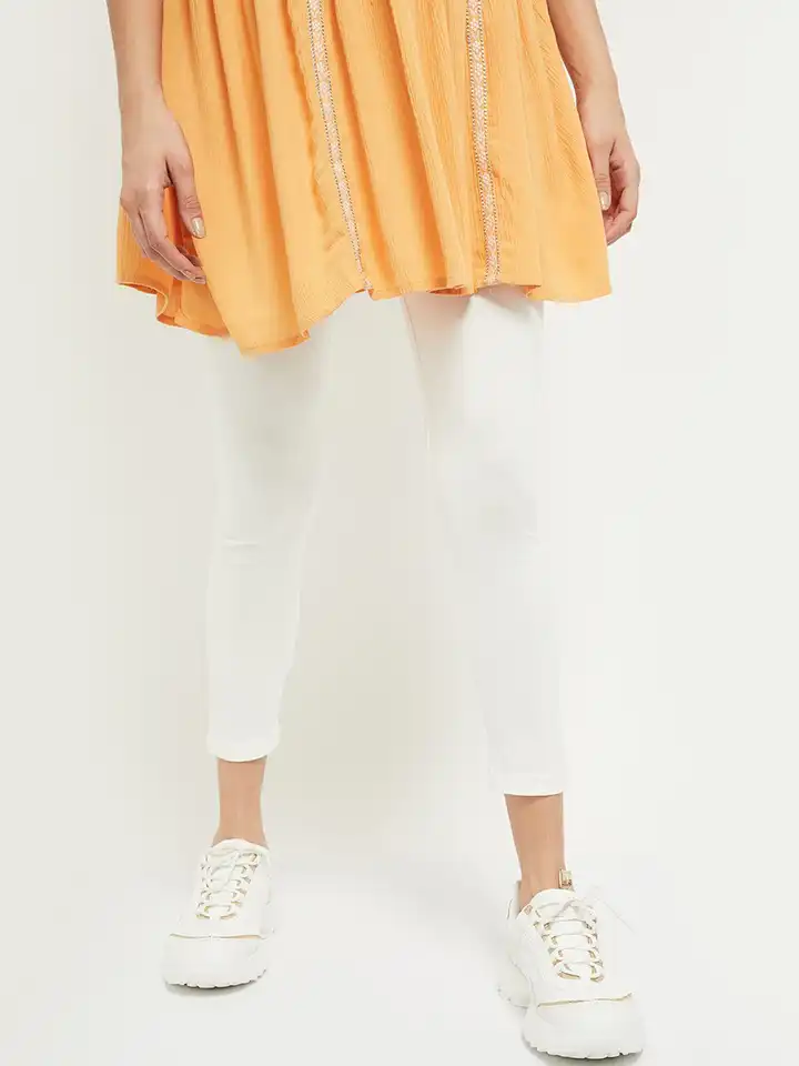 off white leggings yellow