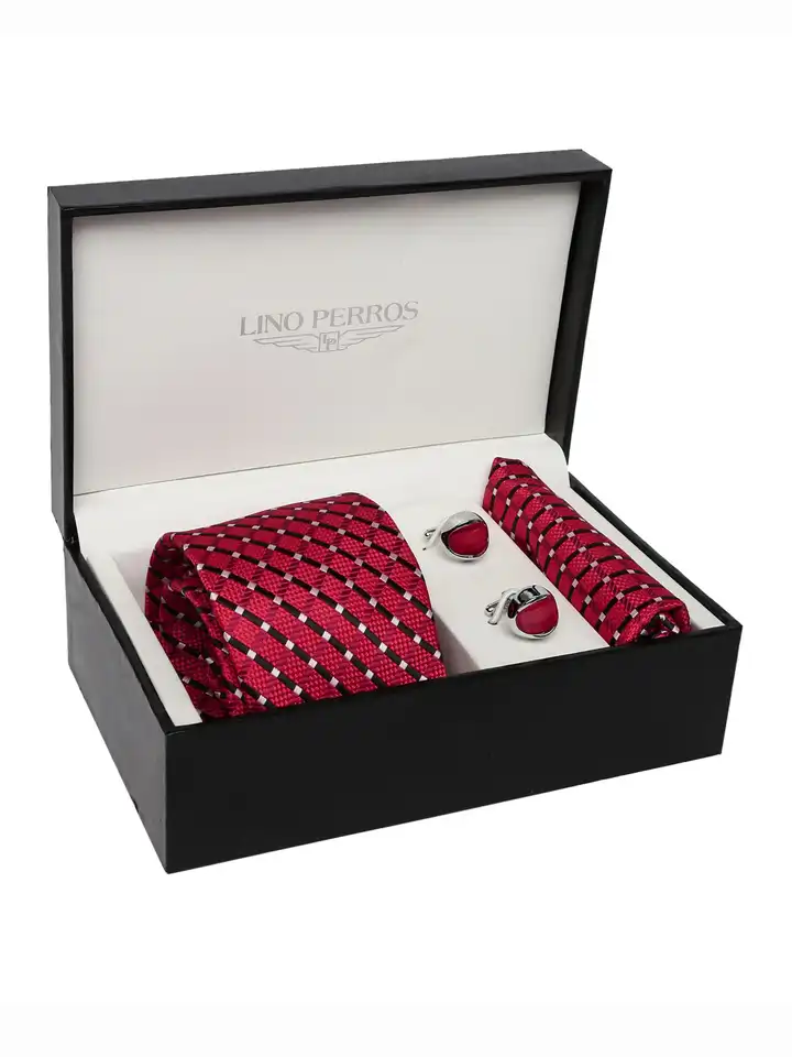 lino perros tie and cufflinks