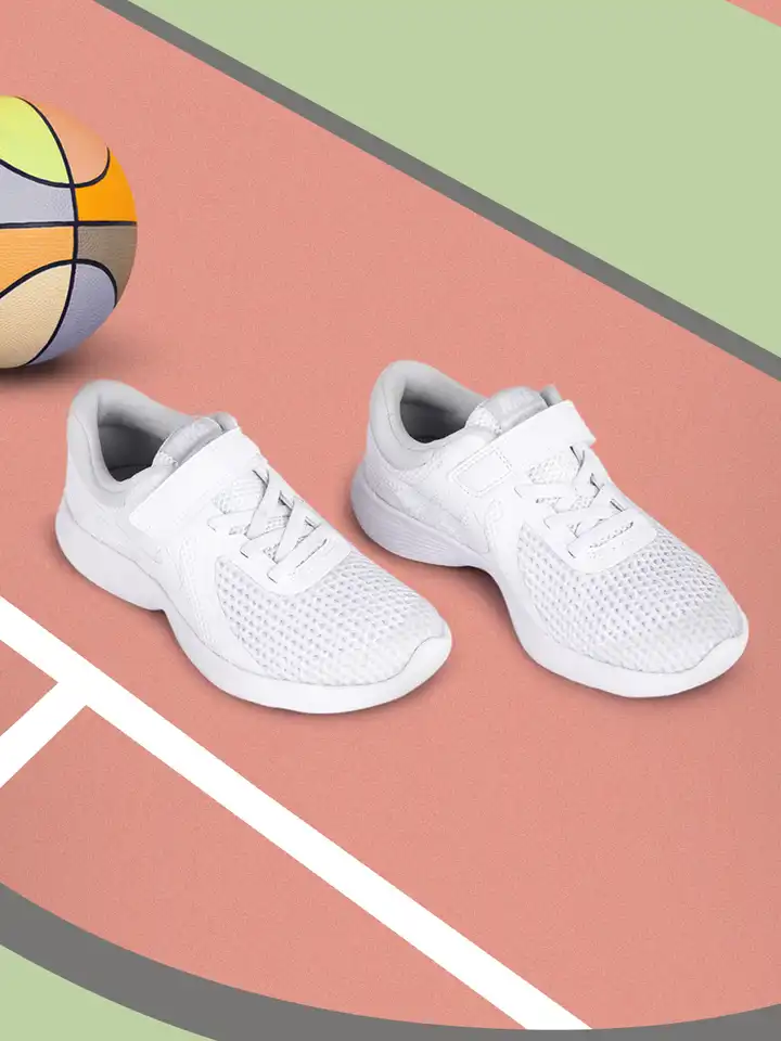 nike revolution 4 kids white