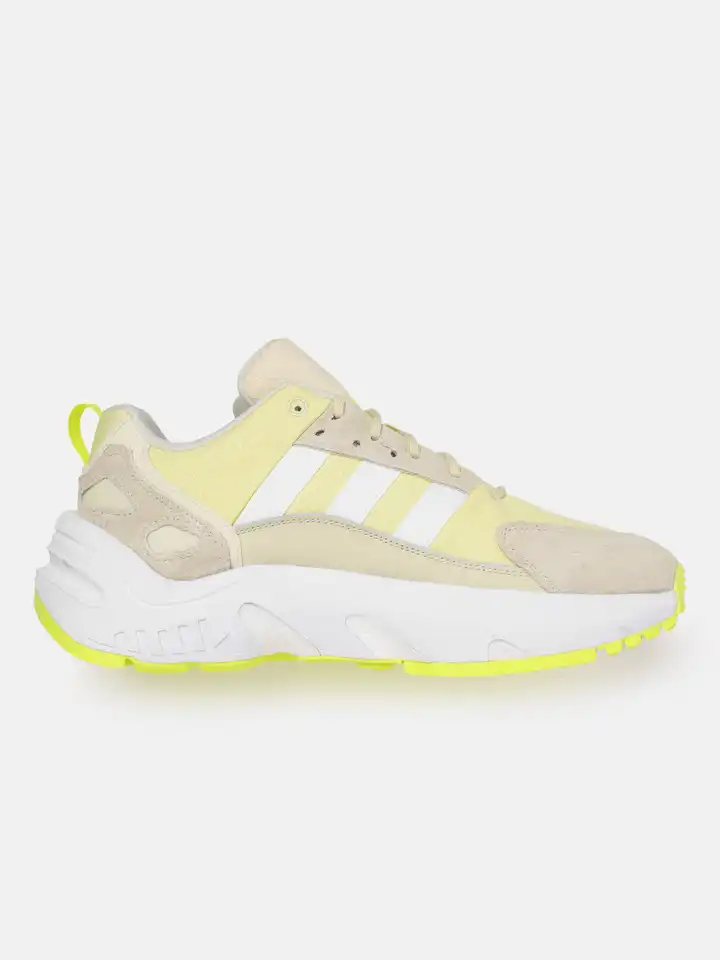 Buy ADIDAS Originals Women Yellow & Beige Woven Design ZX 22