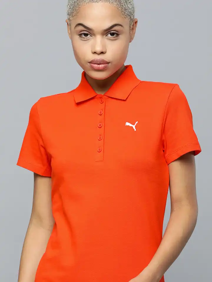 Puma Ess Womens Black Polo T-Shirt (XS) PUMA Womens 2019 Slim Stretch Polo