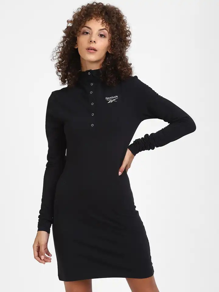 Buy Reebok Classic Women Black Sheath Dress - Dresses for Women 17022754 |  Myntra