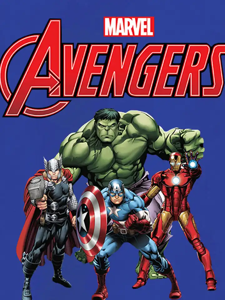 Marvel Avengers Pack Da 3 T-Shirt Uomo - 100% Cotone - Magliette Ufficiali Con Stampe Di Iron Man, Hulk E Supereroi