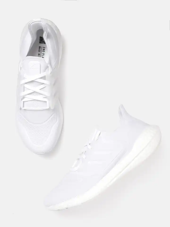 adidas gazelle silver green womens adidas Ultraboost 22 White/White/Bliss Blue, White/Blue / 11.5 main image 0