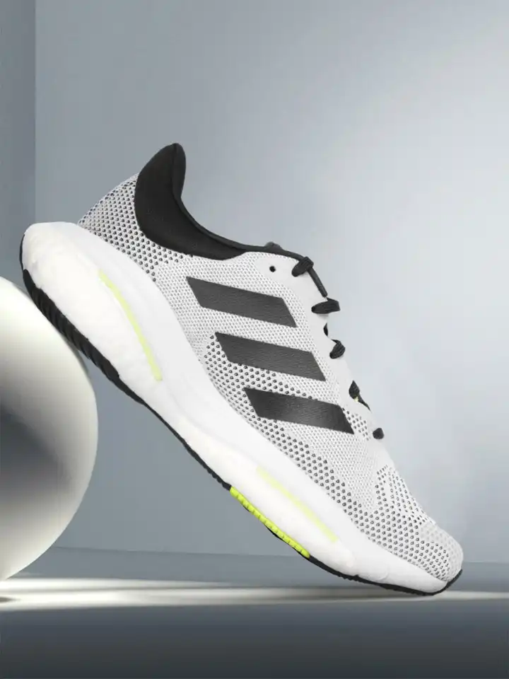 Buy ADIDAS Men Off-White & Grey Woven Design Solar Glide 5 Running Shoes - Sports  Shoes for Men 17146690 | Myntra