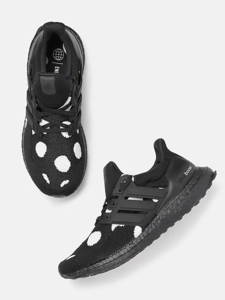 adidas gazelle silver green womens Corky Black White Polka Dots Women Sneakers – Macoma Boutique