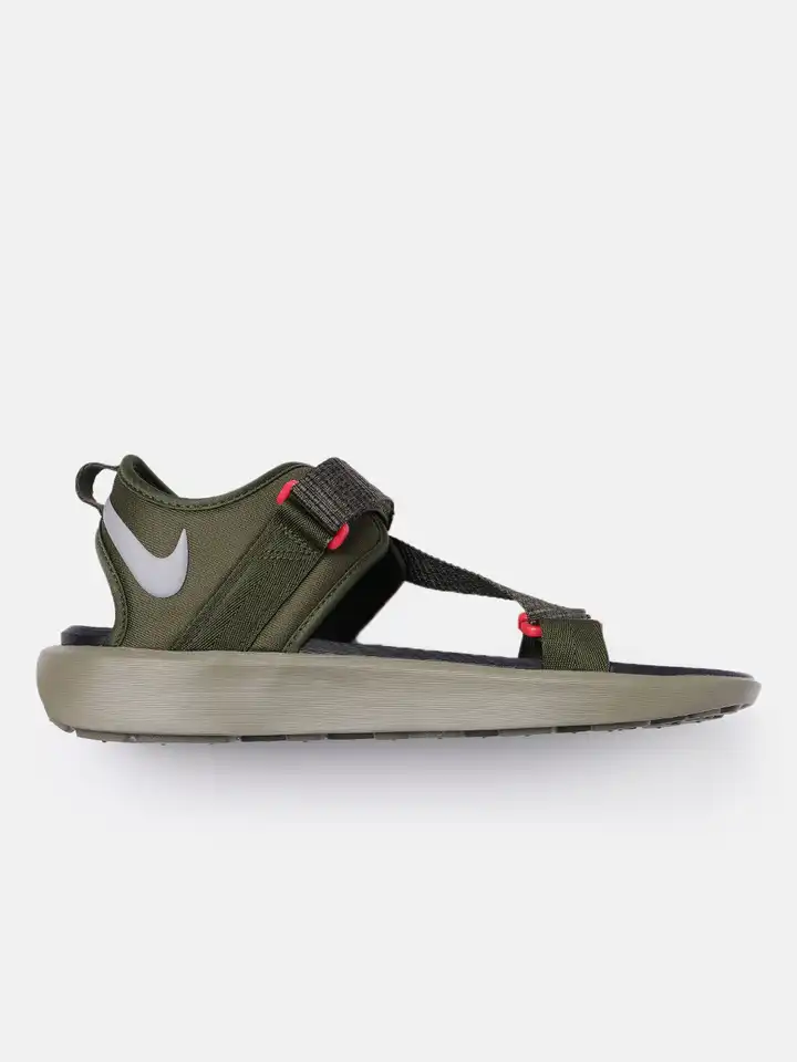 Buy Nike Men Olive Green Vista Sports Sandals - Sandals for  display picture 1