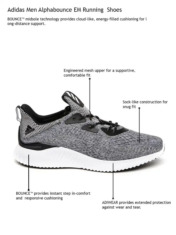 adidas gazelle silver green womens Adidas Alphabounce Em Men's Black Grey BY4264  Sportstar Pro
