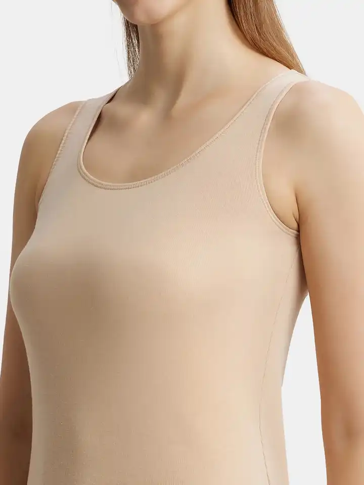 Buy Jockey Super Combed Cotton Rib Fabric Inner Tank Top With